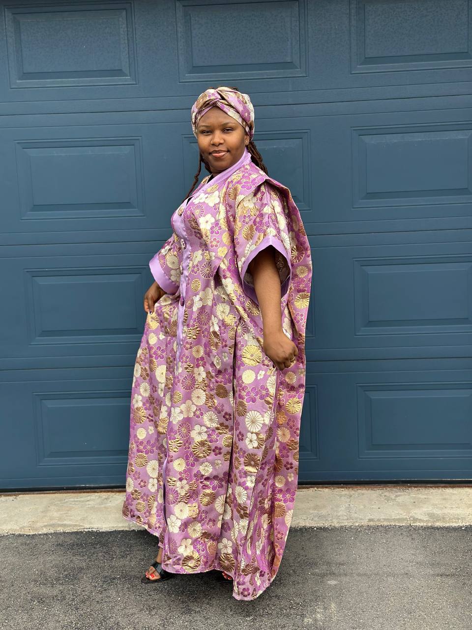 BOUBOU LOLA EN BROCARD AVEC FOULARD