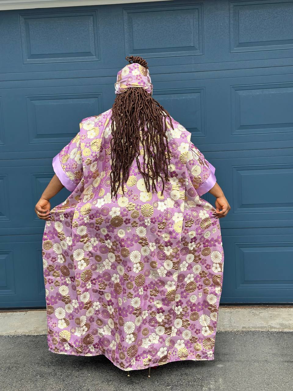 BOUBOU LOLA EN BROCARD AVEC FOULARD
