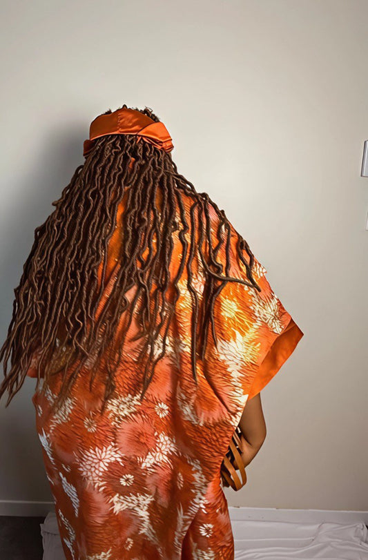 BOUBOU MALIA EN BROCARD AVEC FOULARD