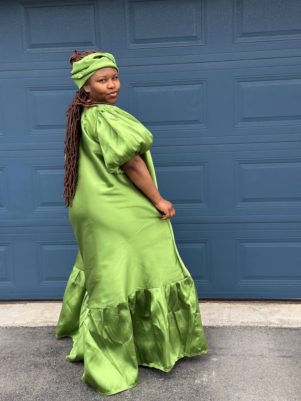 ROBE NOURA EN MIKADO