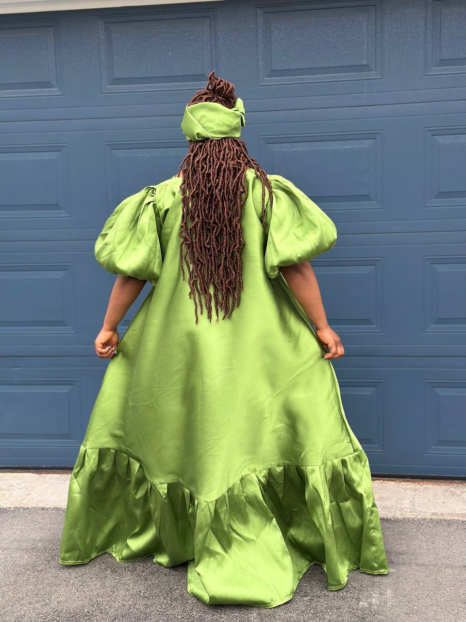 ROBE NOURA EN MIKADO