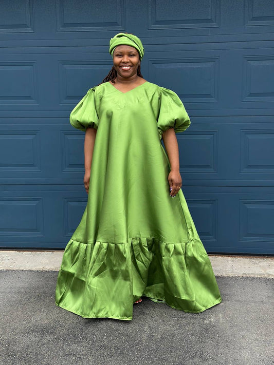 ROBE NOURA EN MIKADO