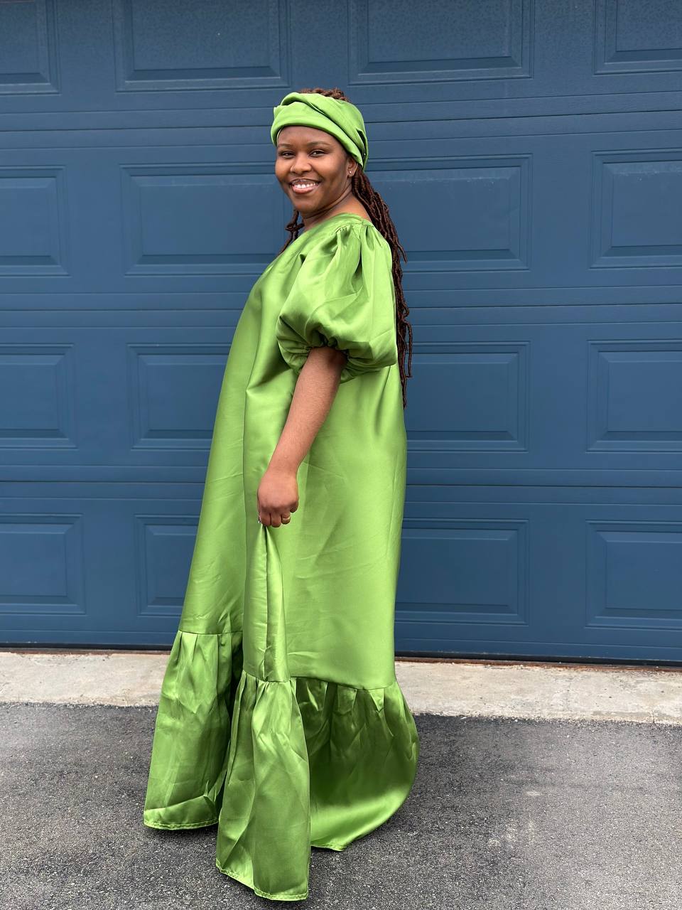 ROBE NOURA EN MIKADO