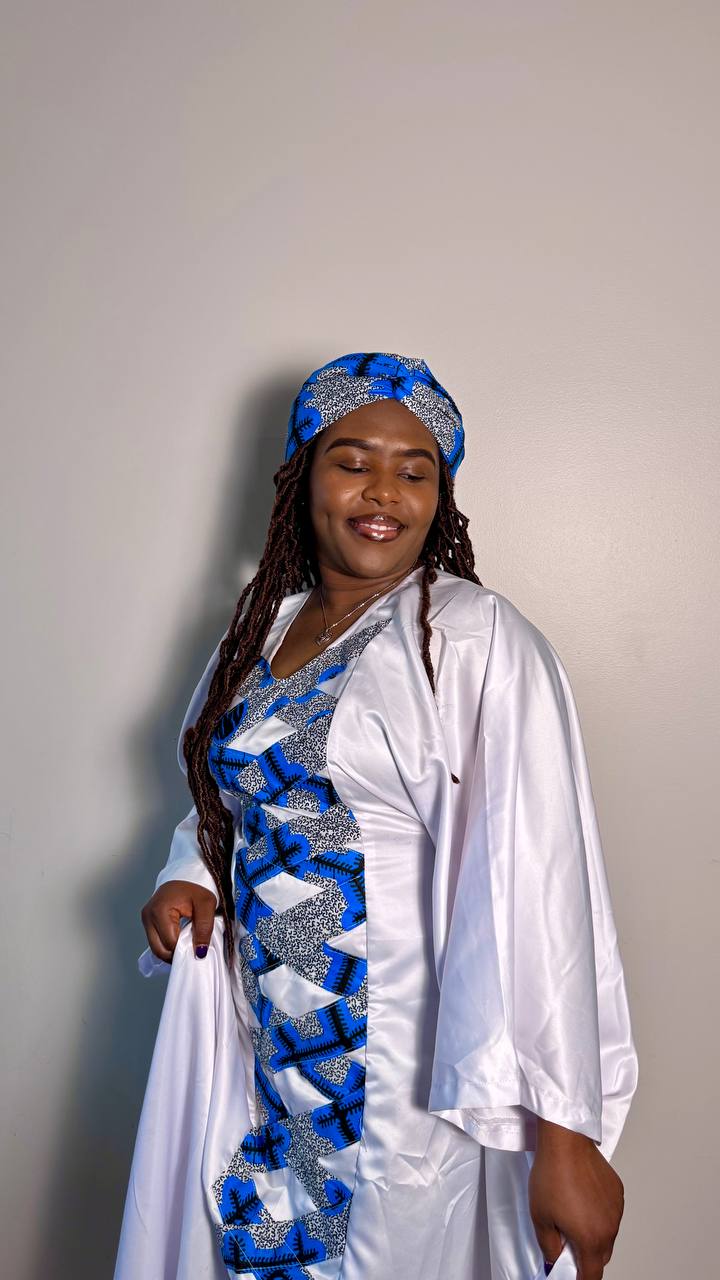 BOUBOU MIRA EN SATIN ET PAGNE