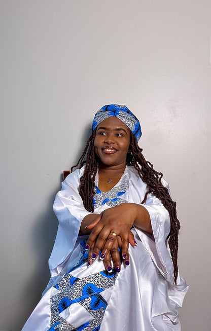 BOUBOU MIRA EN SATIN ET PAGNE