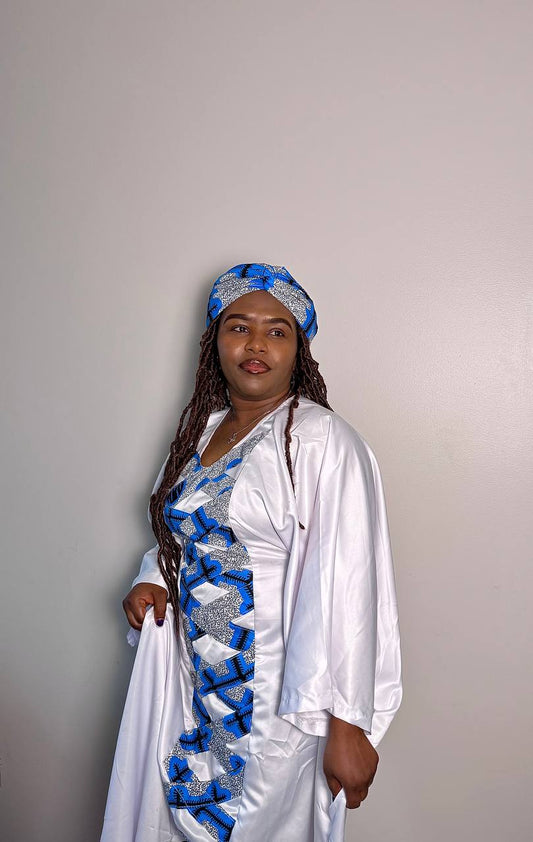 BOUBOU MIRA EN SATIN ET PAGNE