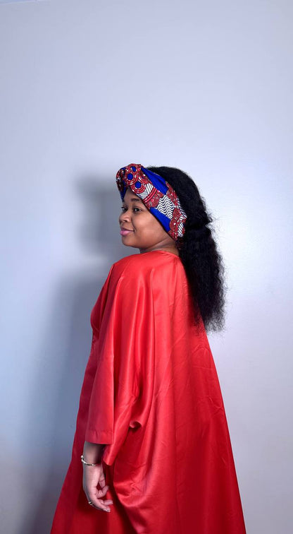 BOUBOU SELANA EN SATIN ET PAGNE