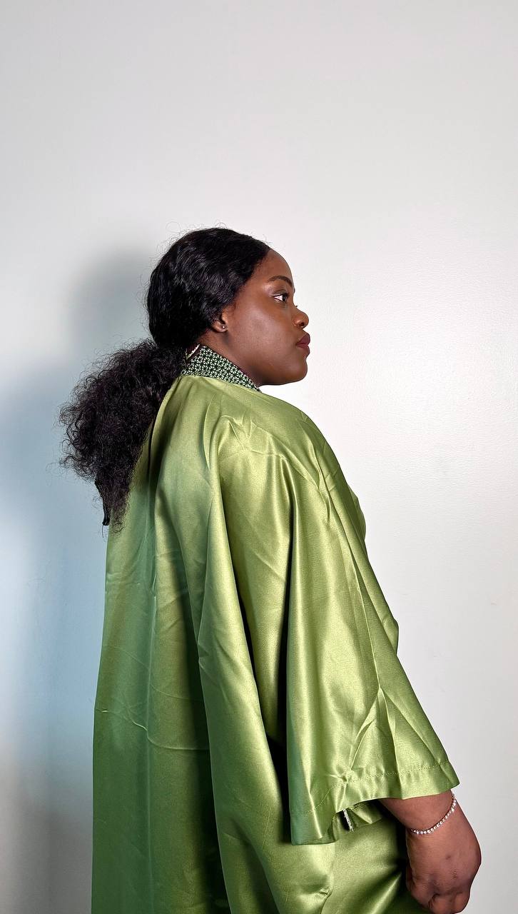 BOUBOU NORA EN SATIN ET PAGNE